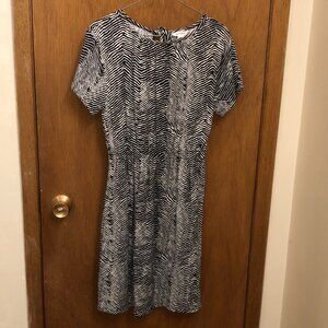 Joe Fresh - Zebra print Knee-length dress - 100% Cotton - Size XS